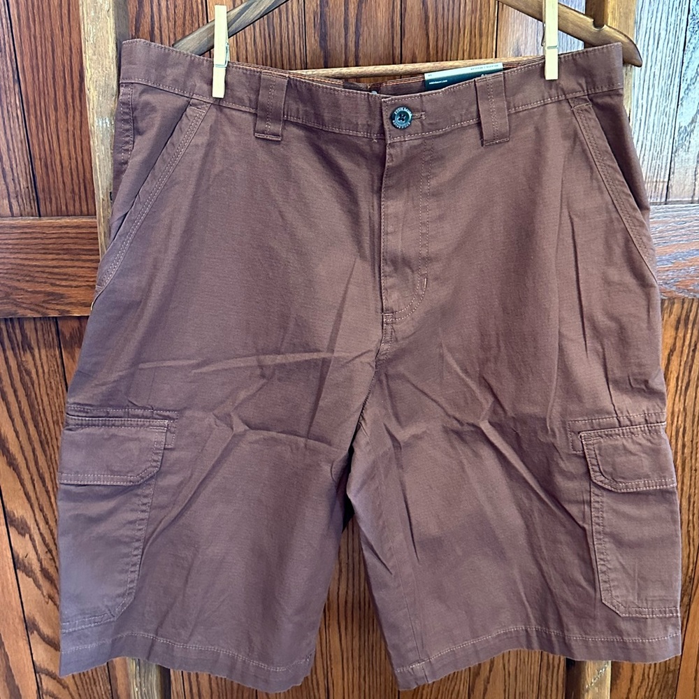 Eddie Bauer Timber Ridge Rip Stop Cargo Shorts - Picture 3 of 5